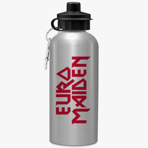 Бутылка с карабином (500 мл) с принтом Евромайдан