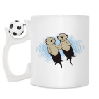 Кружка с футбольным мячиком