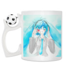 Кружка с футбольным мячиком