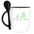 Кружка с ложкой