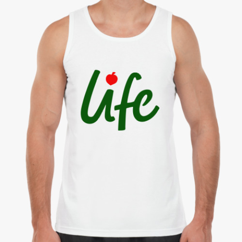 Майка с принтом Life