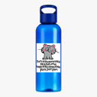 Прозрачная спортивная бутылка