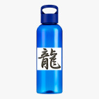 Прозрачная спортивная бутылка