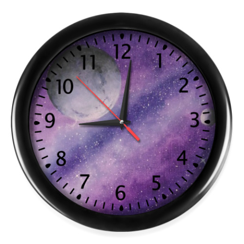 Настенные часы Часы в стиле Космос