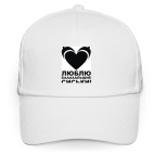 Кепка / бейсболка, белая (печать) Люблю сиськи!