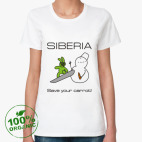 Женская футболка органик