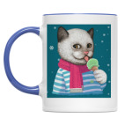 Кот и мороженое