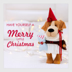 Новогодняя собачка