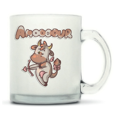 Кружка матовая Коровка Mooood