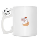 Кружка с футбольным мячиком