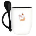 Кружка с ложкой