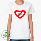 Женская футболка органик