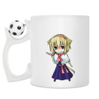 Кружка с футбольным мячиком