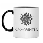 Кружка двухцветная