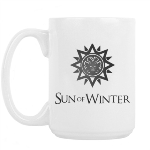 Кружка с принтом  Солнце