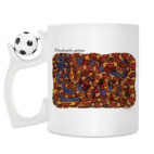 Кружка с футбольным мячиком