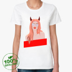 Женская футболка органик