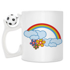 Кружка с футбольным мячиком