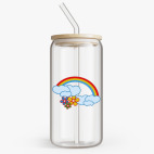 Банка с бамбуковой крышкой