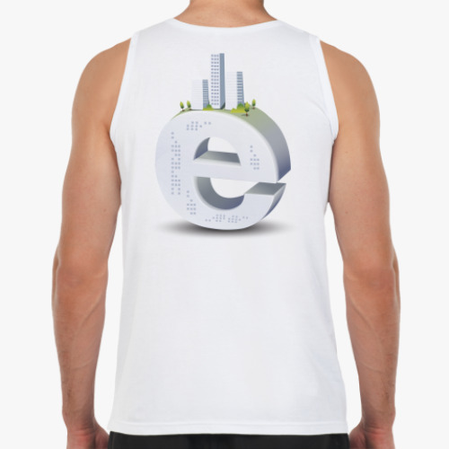 Майка с принтом Web