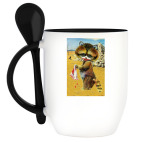 Кружка с ложкой