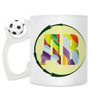 Кружка с футбольным мячиком