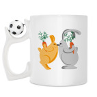 Кружка с футбольным мячиком