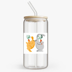 Банка с бамбуковой крышкой