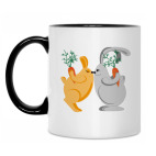 Кружка двухцветная