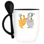 Кружка с ложкой