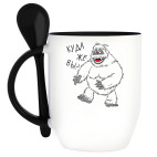 Кружка с ложкой