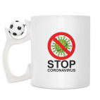 Кружка с футбольным мячиком