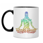 Кружка двухцветная