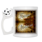 Кружка с футбольным мячиком