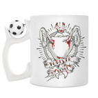 Кружка с футбольным мячиком