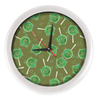 Настенные часы (без цифр) Сад