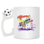 Кружка с футбольным мячиком