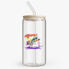 Банка с бамбуковой крышкой