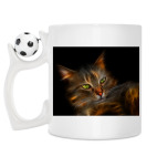 Кружка с футбольным мячиком