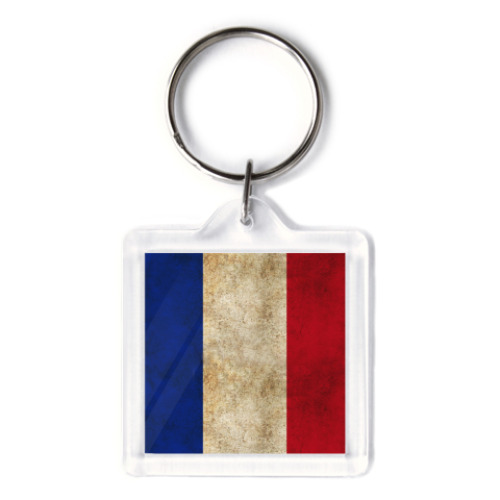 Брелок с принтом Флаг Франции