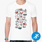 Мужская спортивная футболка