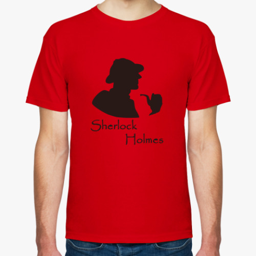 Футболка с принтом Шерлок Холмс