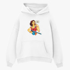 Толстовка худи оверсайз