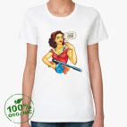 Женская футболка органик