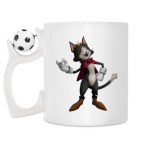 Кружка с футбольным мячиком