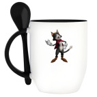 Кружка с ложкой