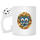Кружка с футбольным мячиком