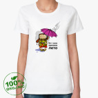 Женская футболка органик