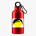 Металлическая бутылка 400 мл UV-DTF