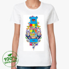 Женская футболка органик